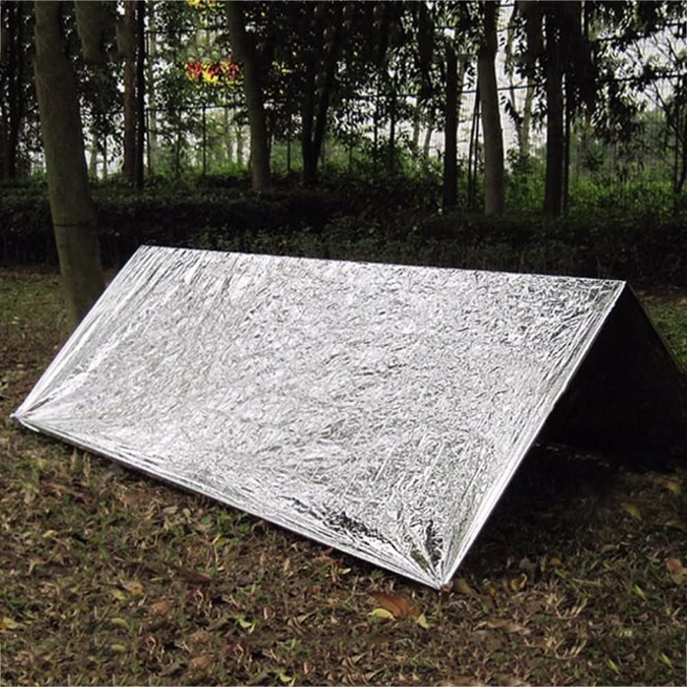 Emergency Thermal Blankets 50 Pack - Mylar Survival Foil Space Blankets 51x83 - 6