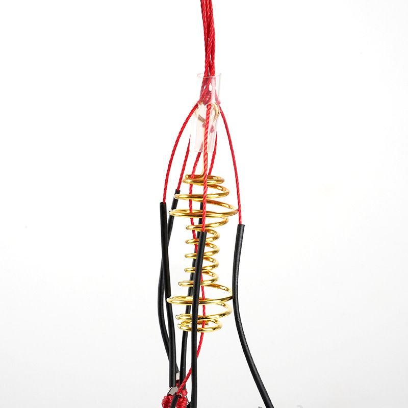 High Carbon Steel Anti-Tangle Explosion Fish Hook Rigs 6#-13# - Carp Catfish Hook Set with Spring Bait Holder - 4