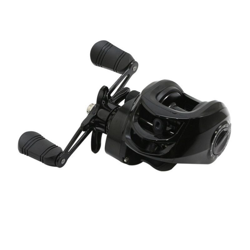 Baitcasting Fish Reel CD200 7.2:1 with Magnetic Brake - Metal Spool 8KG Drag for Bass Pike & Long Casting - 5