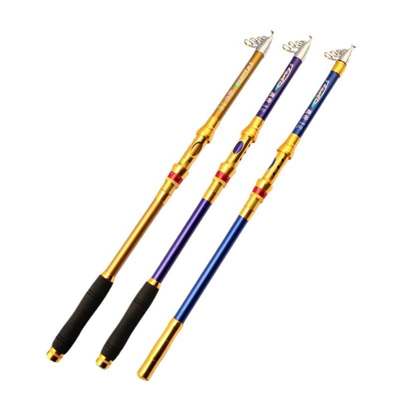 Spinning Fishing Rod 2.1-3.6m Fiberglass Sea & Lure Casting Rod