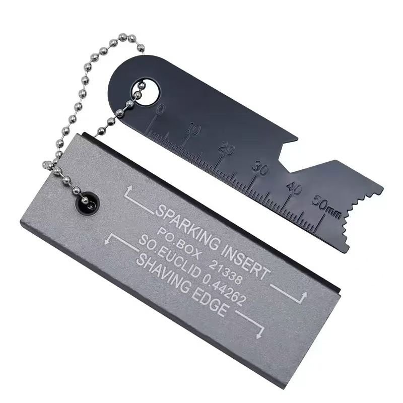 Magnesium Fire Starter Kit - Survival Flint Block with Multi-Tool Scraper