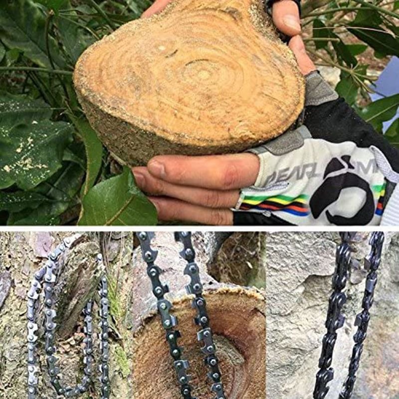 Pocket Chain Saw 24-31in - Portable Folding Survival Chainsaw with Pouch - 4