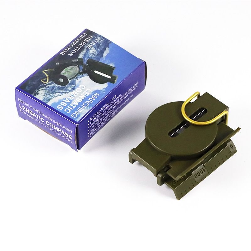 Lensatic Military Compass - Oil Damped Luminous Compass for Hiking & Navigation - 5