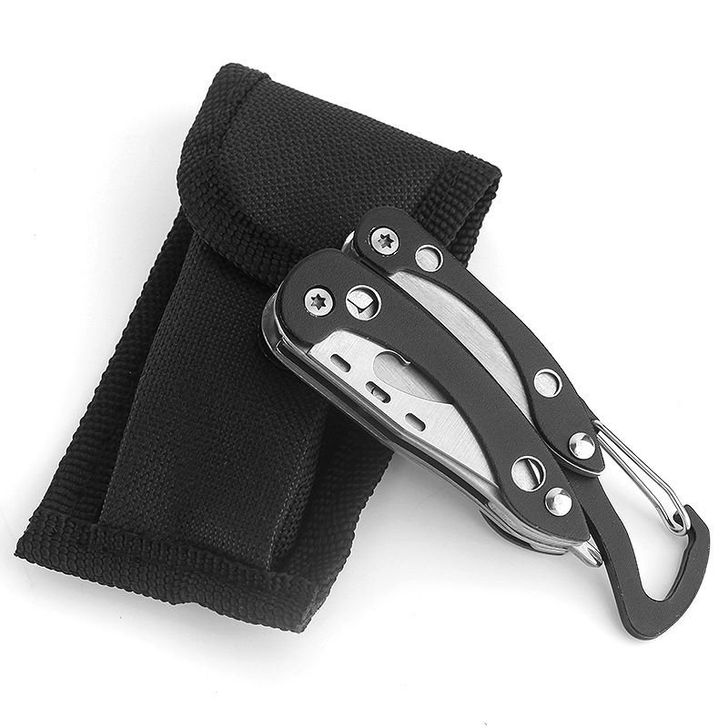15 in 1 Stainless Steel Multitool - Pocket Folding Tool with Sheath for Hiking - 4